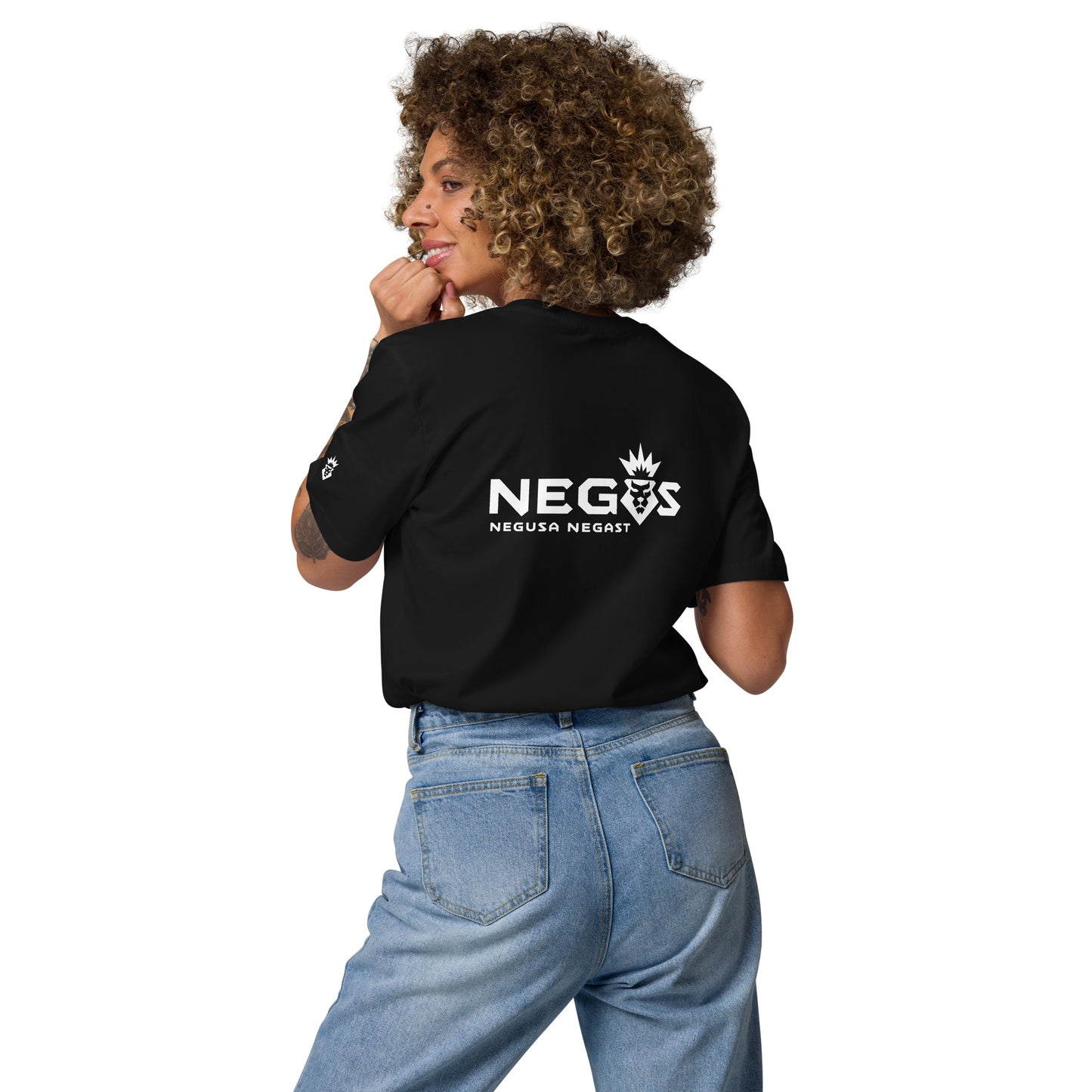 Puro Branco Dames T-shirt [zwart]
